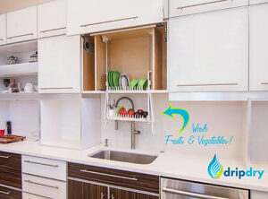 The Drip Dry cabinet dish rack