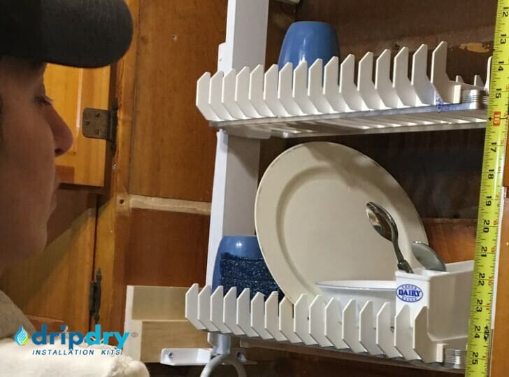 dish rack, hidden dish rack, European dish drying rack Drip Dry