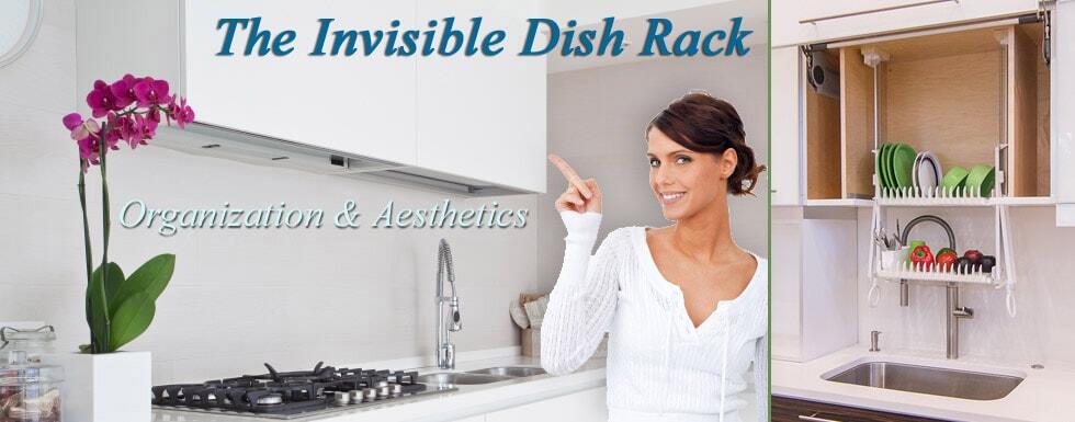 The DripDry | Invisible Kitchen Cabinet Dish Rack