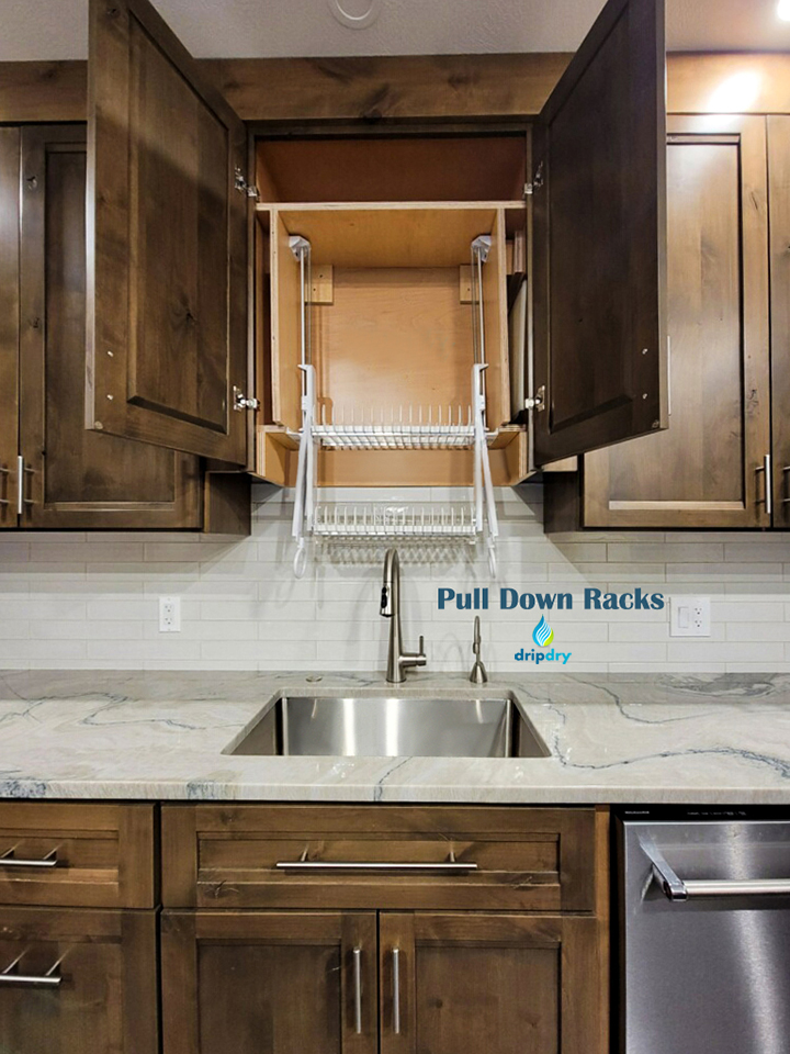 The Drip Dry  Cabinet Dish Rack