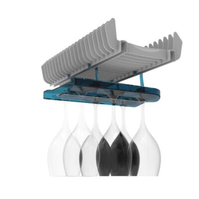Wine Glass drying over sink accessory for Drip Dry